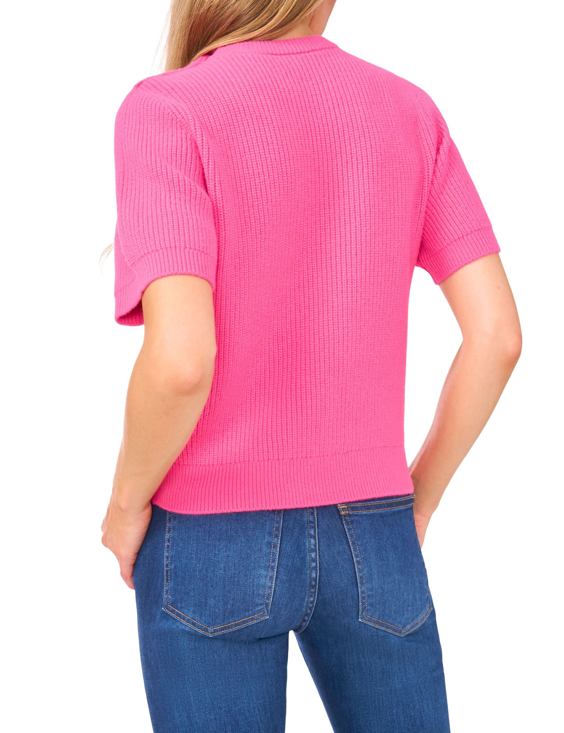 Women|Sale LIYA - Short Sleeve Crew Neck One Shoulder Button Top - Ted Baker
