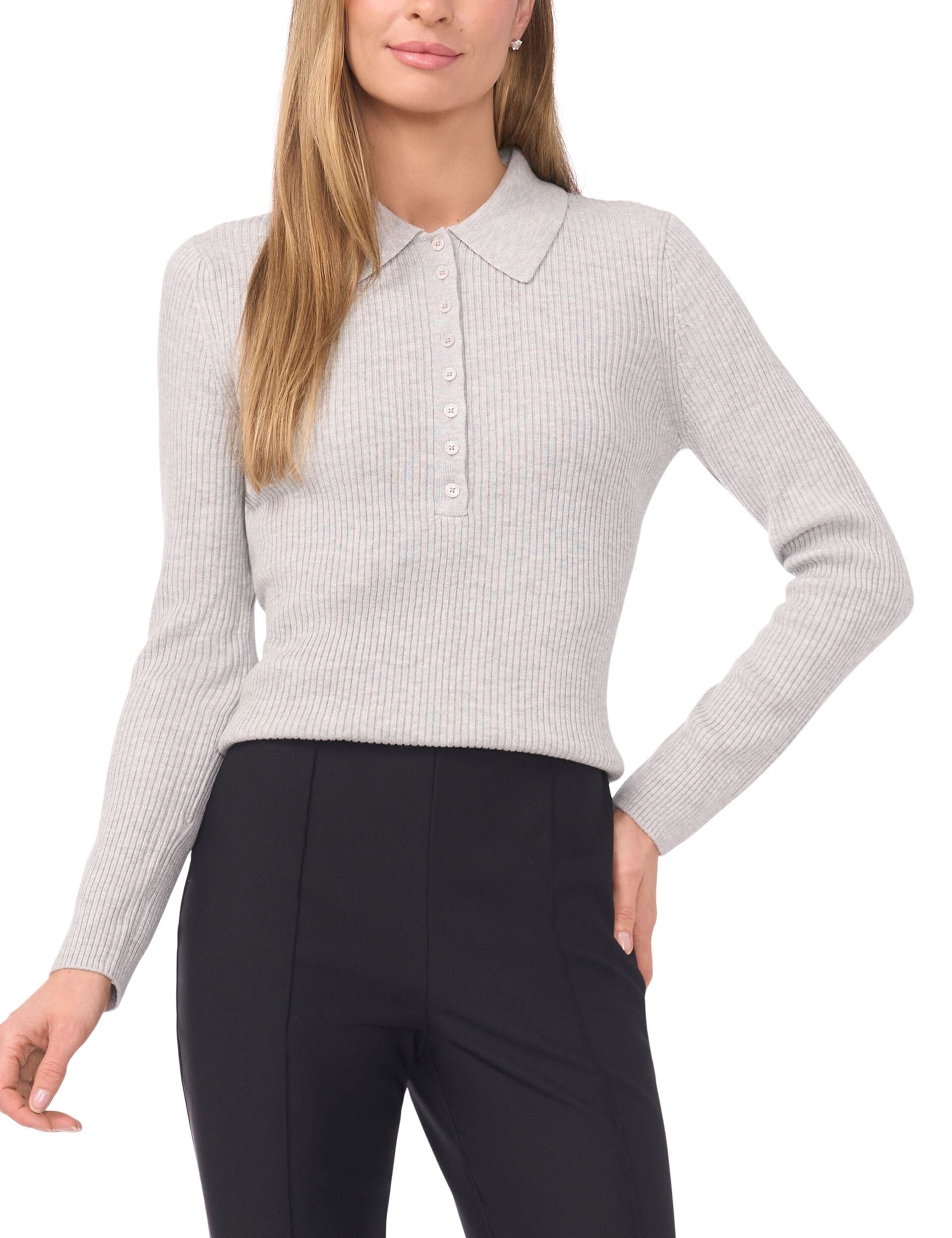 Women|Sale JALIA - Collar Top with Rib - Ted Baker