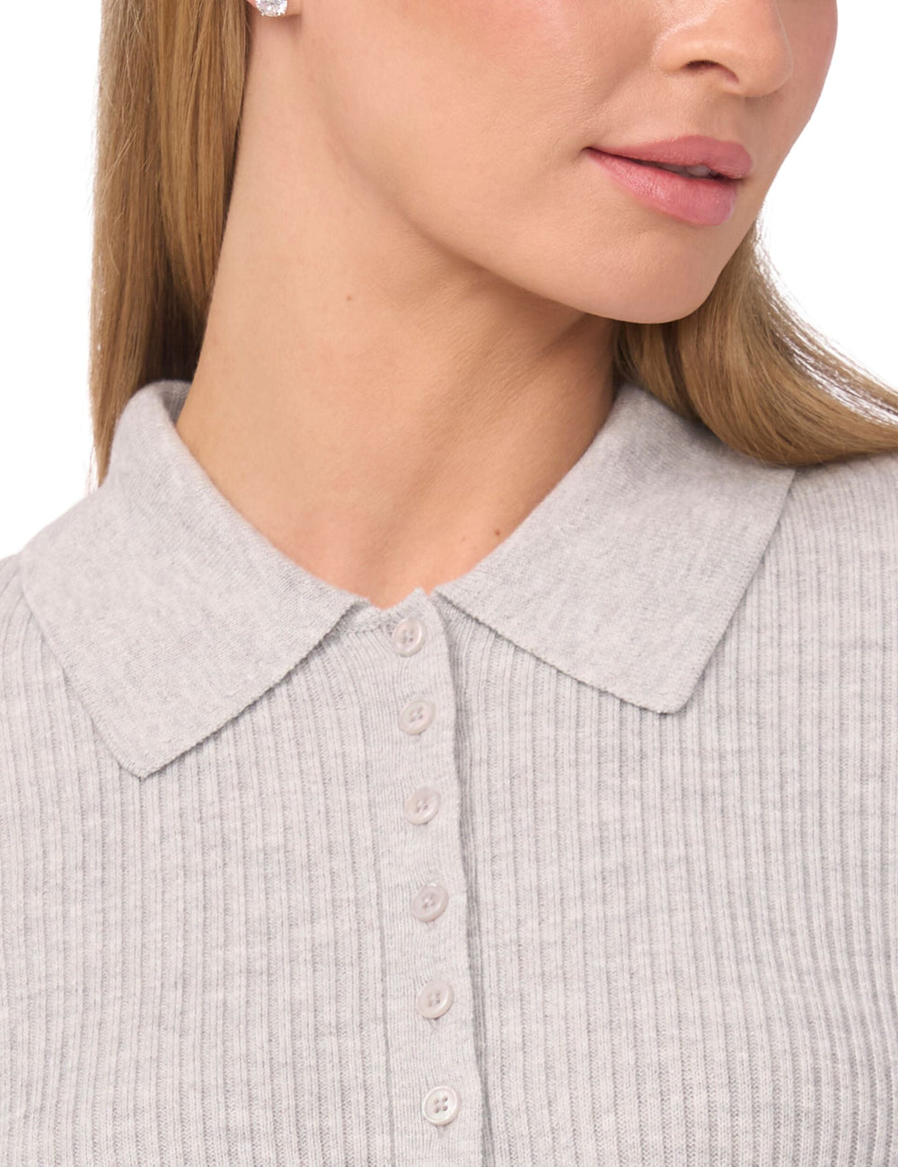 Women|Sale JALIA - Collar Top with Rib - Ted Baker