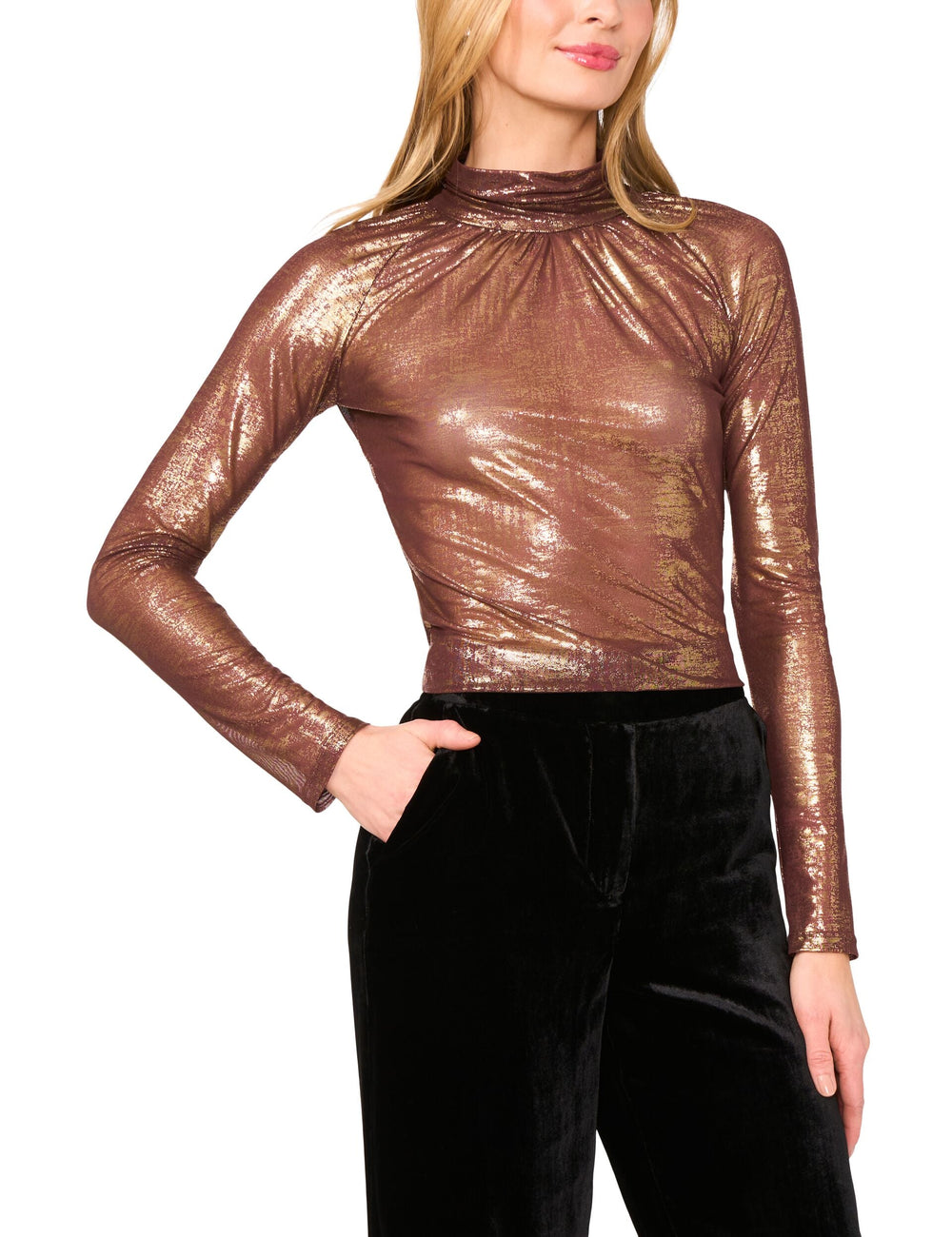 Women|Sale SOFINA - Ruched Turtleneck Top - Ted Baker