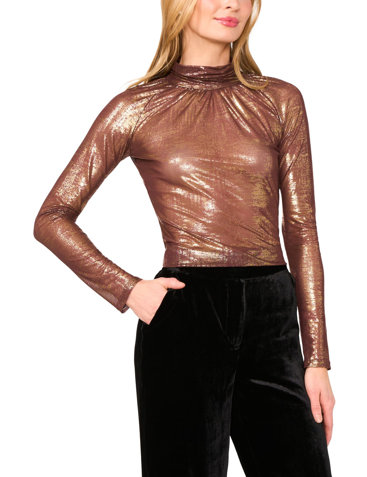 Women|Sale SOFINA - Ruched Turtleneck Top - Ted Baker