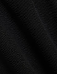 Women CREW NECK TANK TOP WITH RIB - Black - Ted Baker