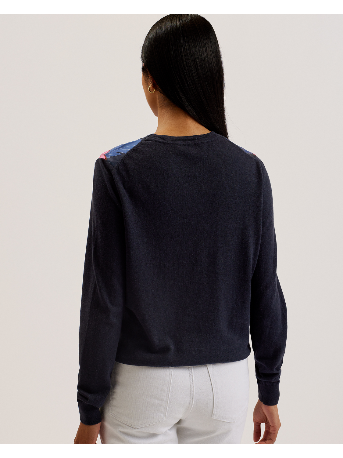 Women Teanha - Woven Front Printed Jumper - Ted Baker
