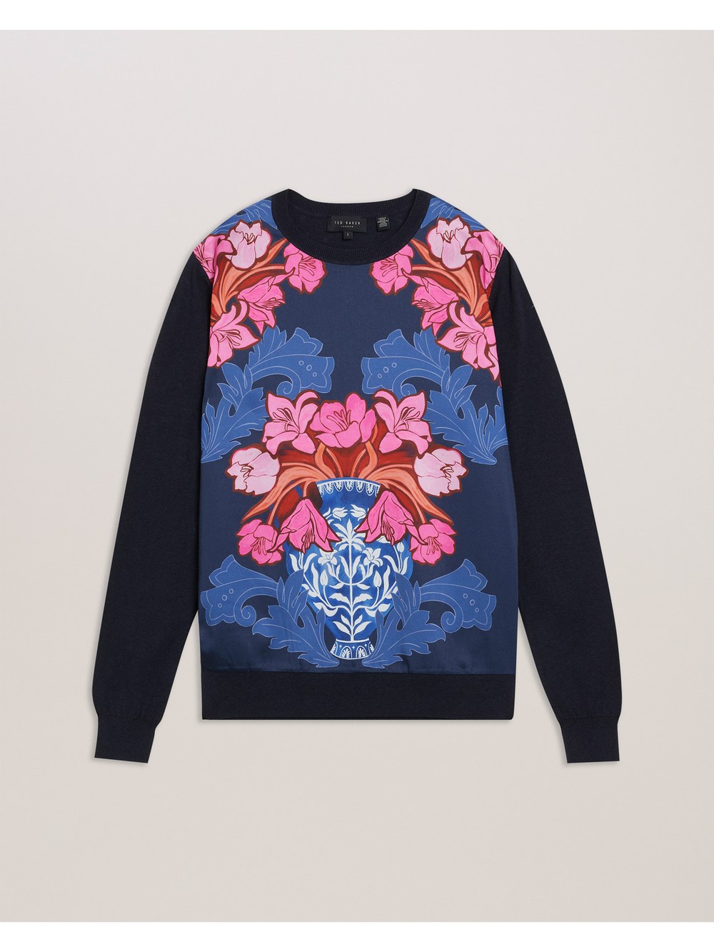 Women Teanha - Woven Front Printed Jumper - Ted Baker
