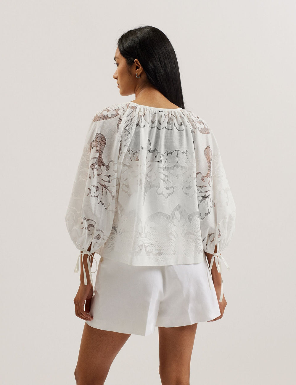 Women BACINA - Lace 3/4 Balloon Sleeve Blouse - Ted Baker