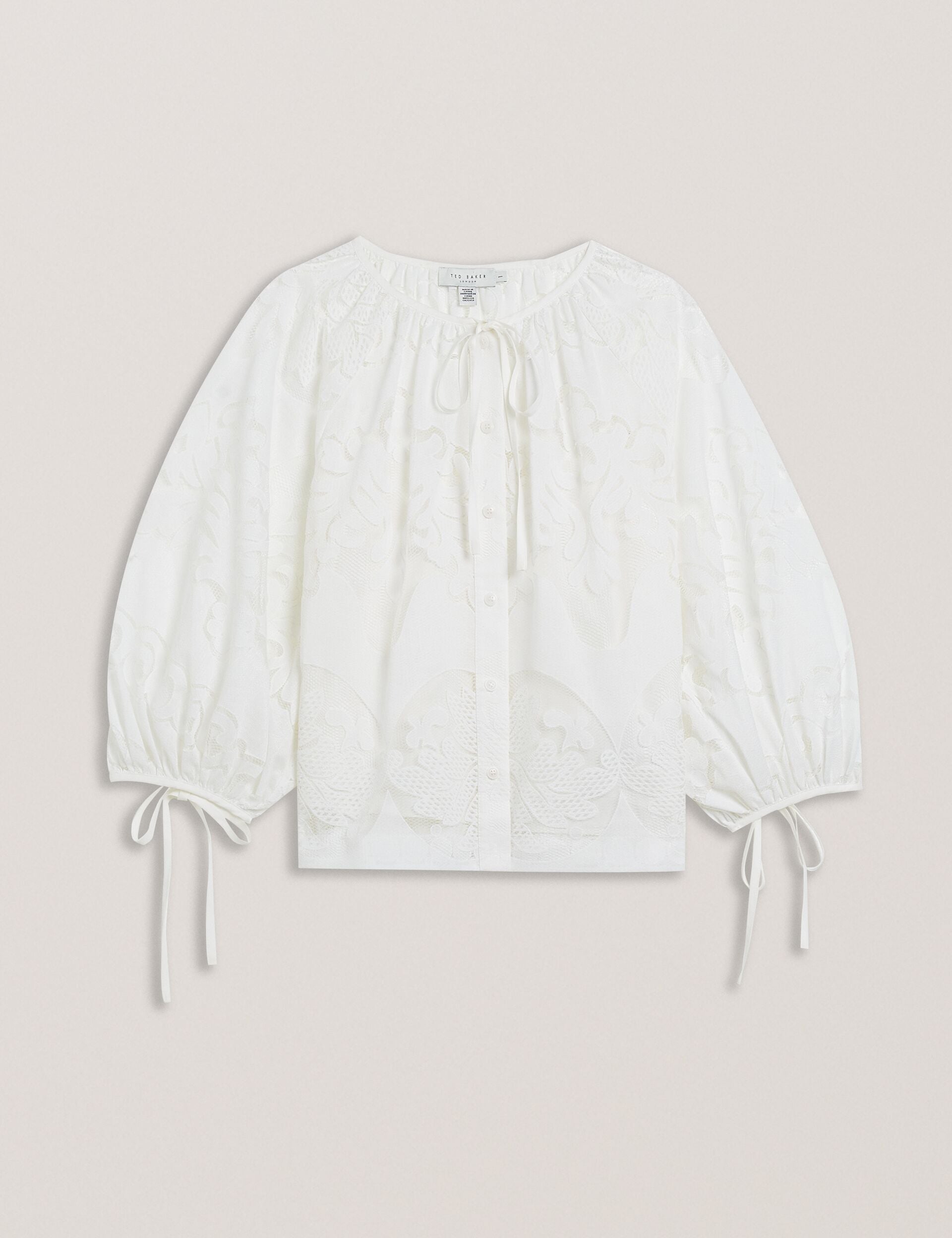 Women BACINA - Lace 3/4 Balloon Sleeve Blouse - Ted Baker