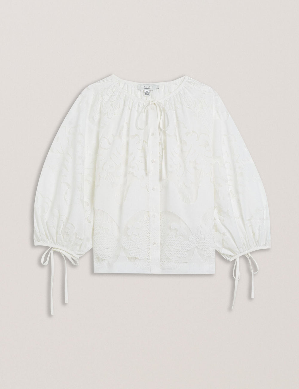 Women BACINA - Lace 3/4 Balloon Sleeve Blouse - Ted Baker