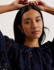 Women BACINA - Lace 3/4 Balloon Sleeve Blouse - Ted Baker