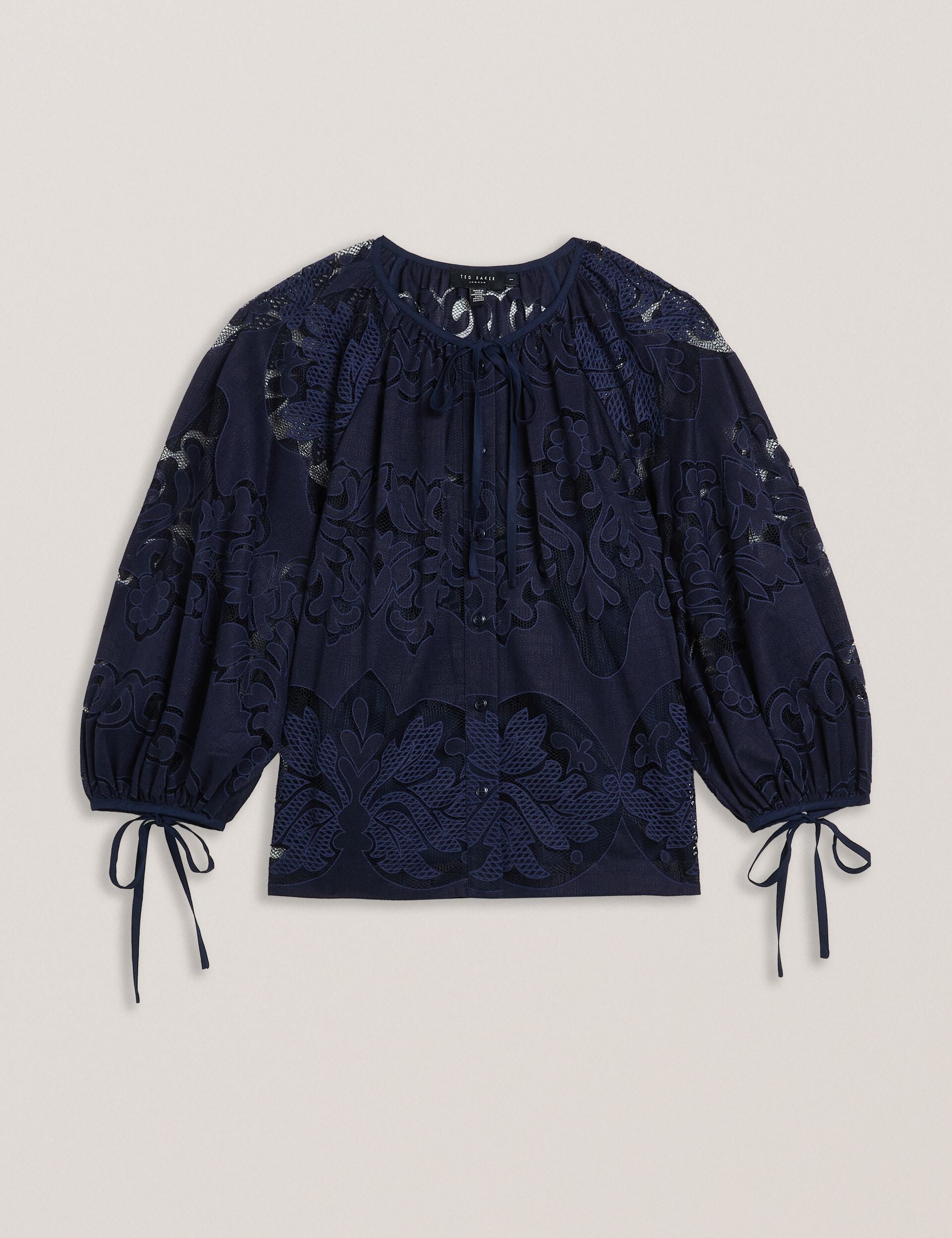Women BACINA - Lace 3/4 Balloon Sleeve Blouse - Ted Baker