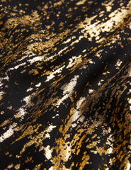 Women KARENHA - Foil Printed Slash Neck Mesh Top - Ted Baker