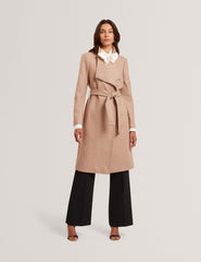 Women|Sale ROSE Mid Length Belted Wool Wrap Coat - Ted Baker