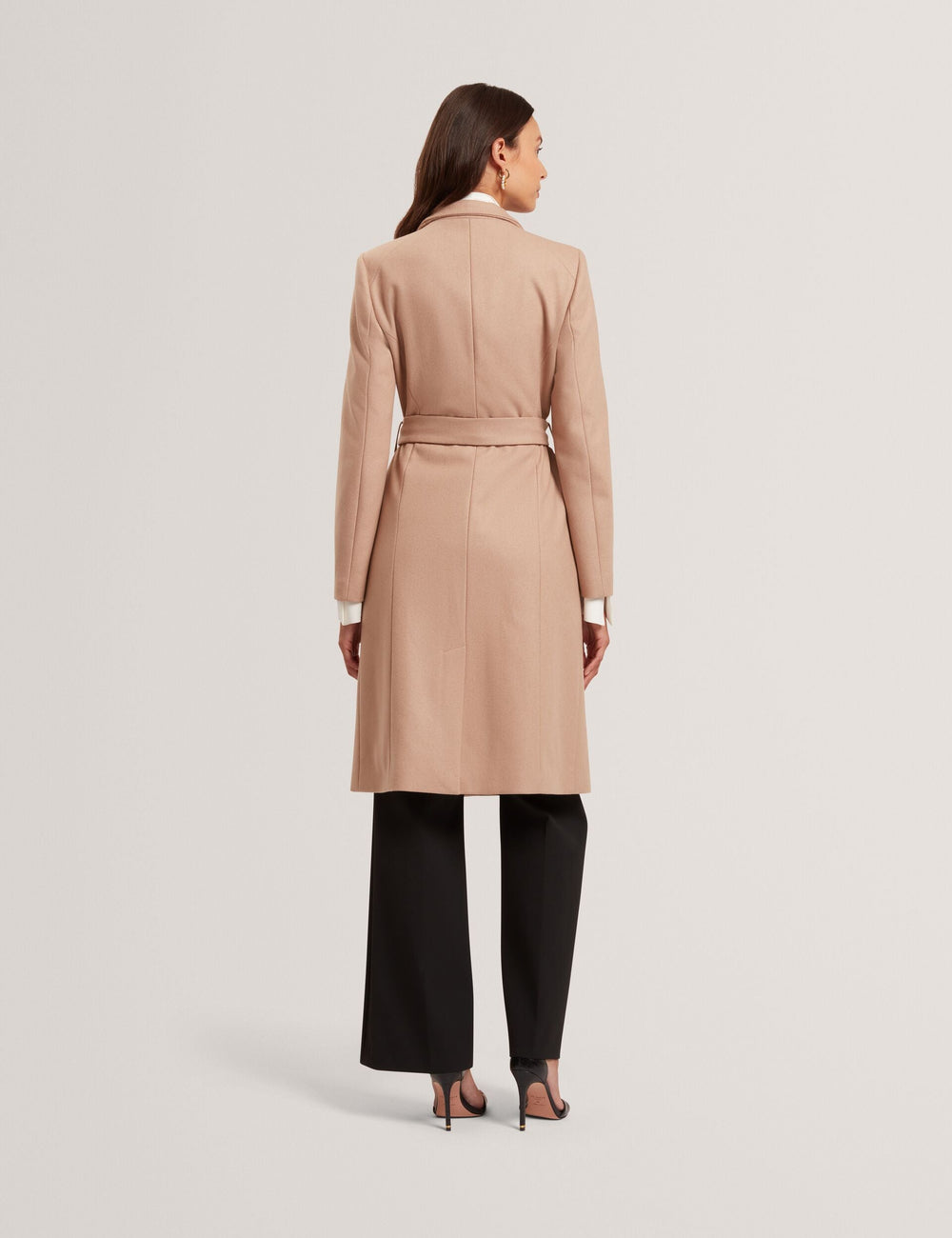 Women|Sale ROSE Mid Length Belted Wool Wrap Coat - Ted Baker