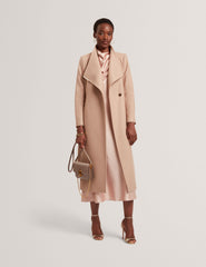 Women|Sale ROSELL Longline Belted Wool Wrap Coat - Ted Baker