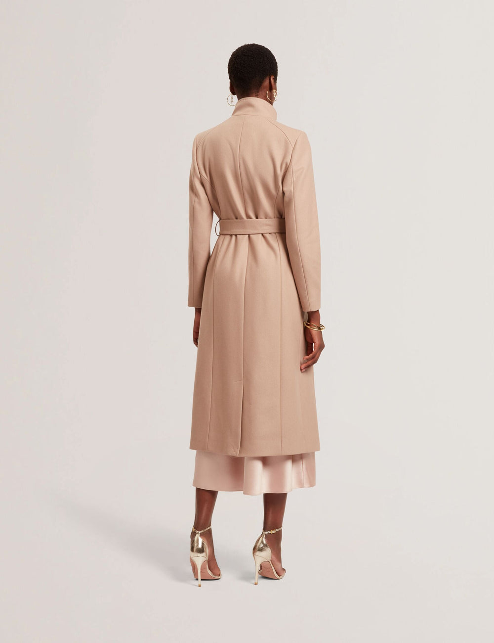 Women|Sale ROSELL Longline Belted Wool Wrap Coat - Ted Baker