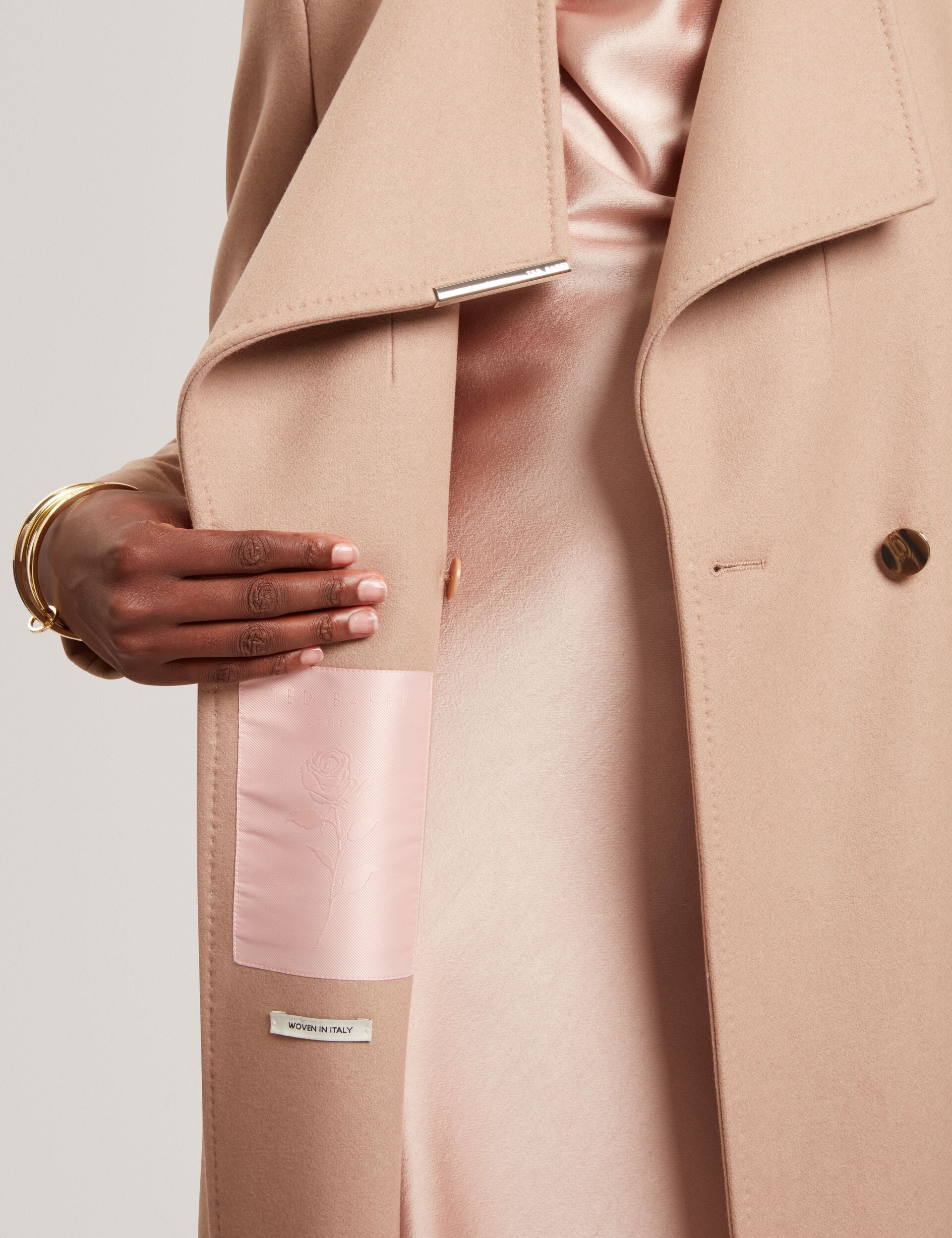 Women|Sale ROSELL Longline Belted Wool Wrap Coat - Ted Baker