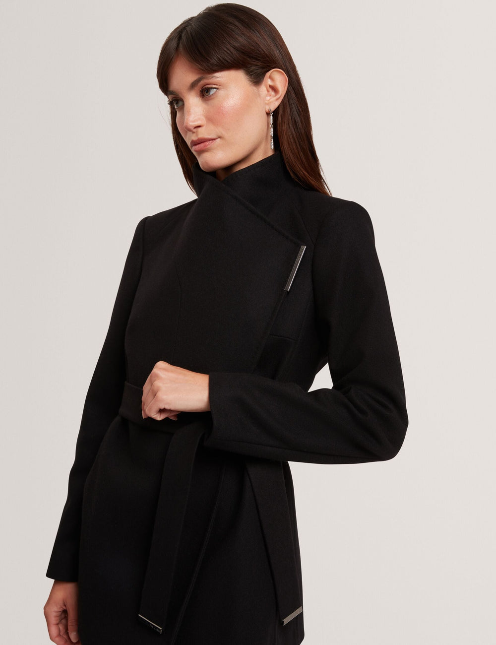 Women|Sale ROSESS Short Belted Wool Wrap Coat - Ted Baker