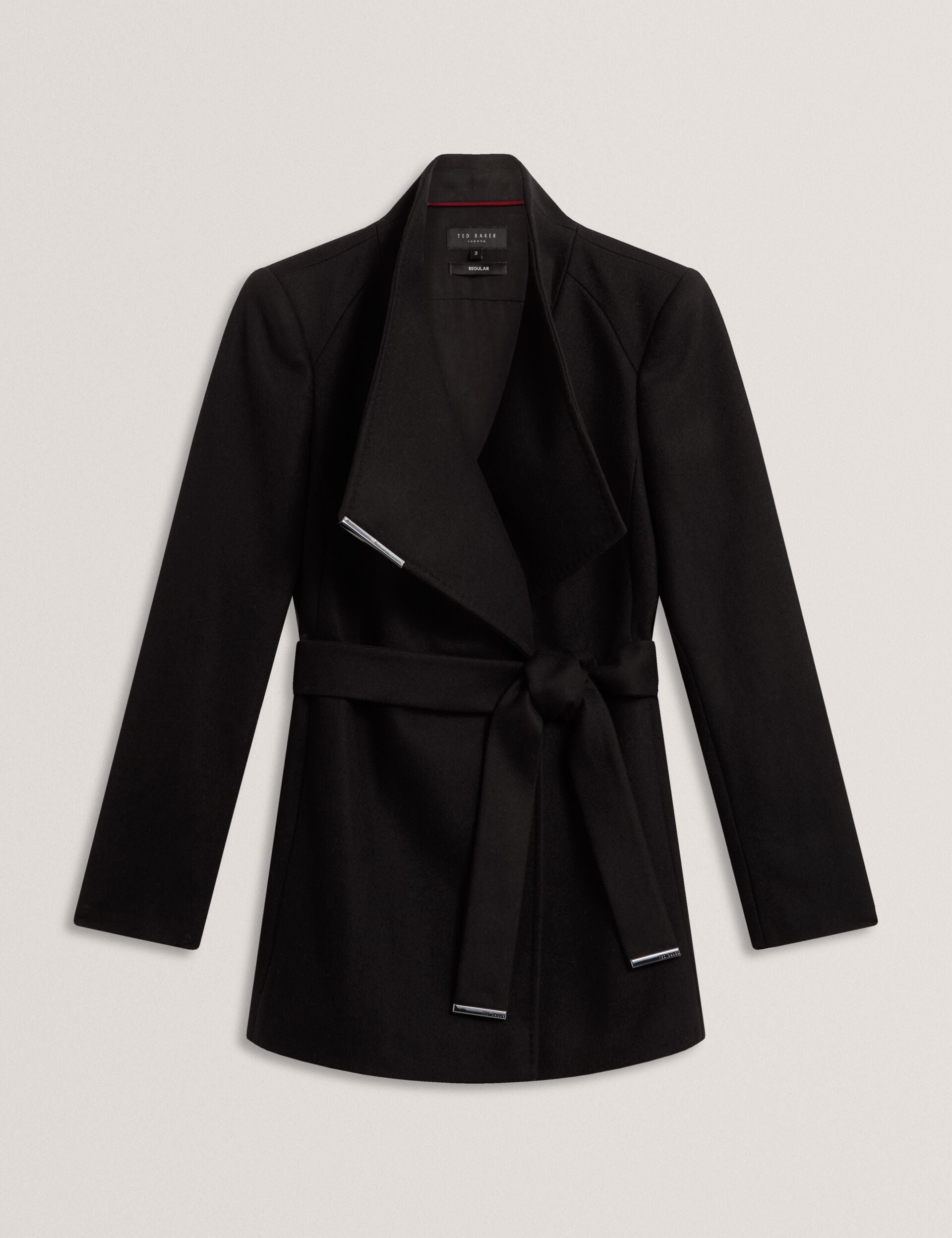 Women|Sale ROSESS Short Belted Wool Wrap Coat - Ted Baker