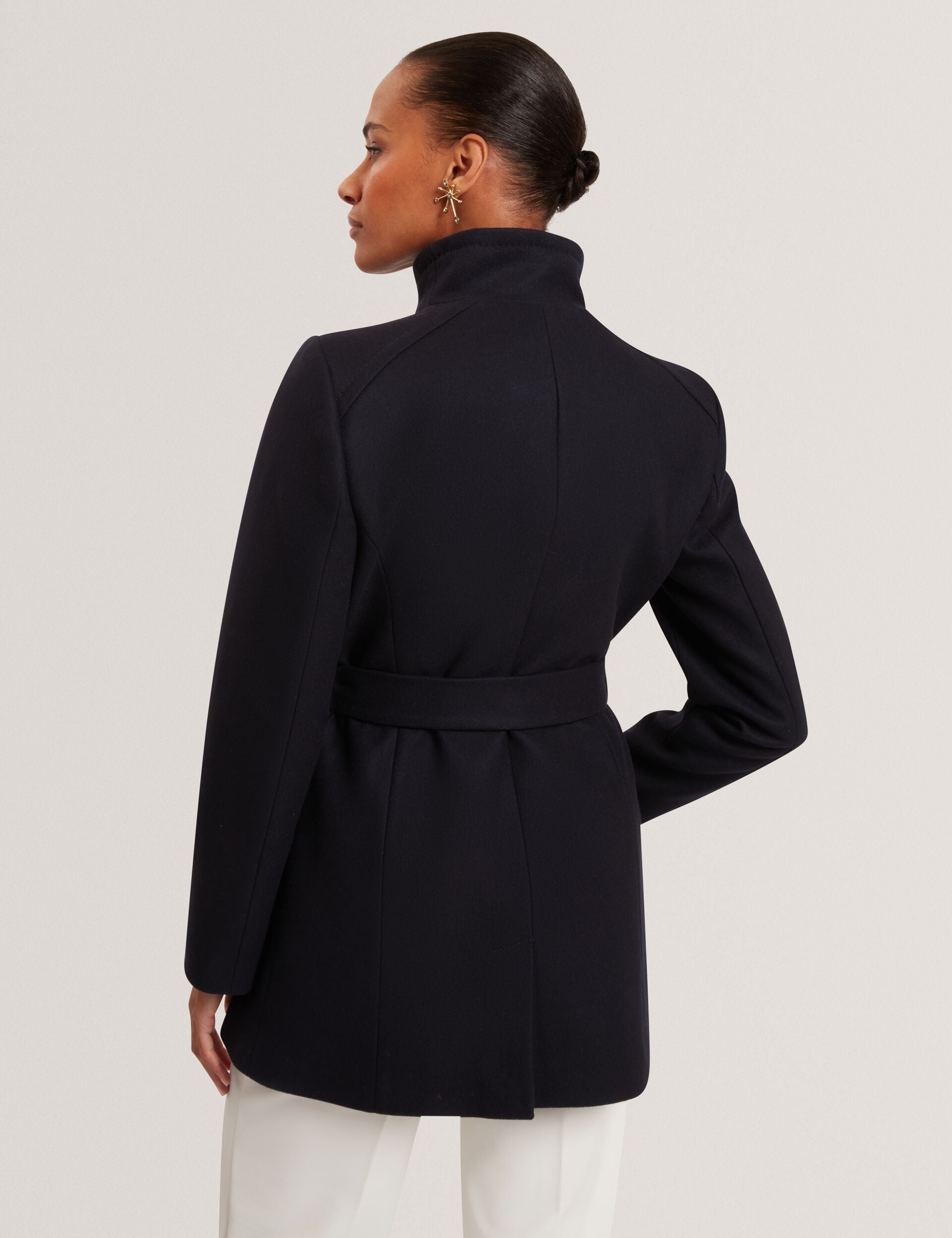 Women|Sale ROSESS Short Belted Wool Wrap Coat - Ted Baker