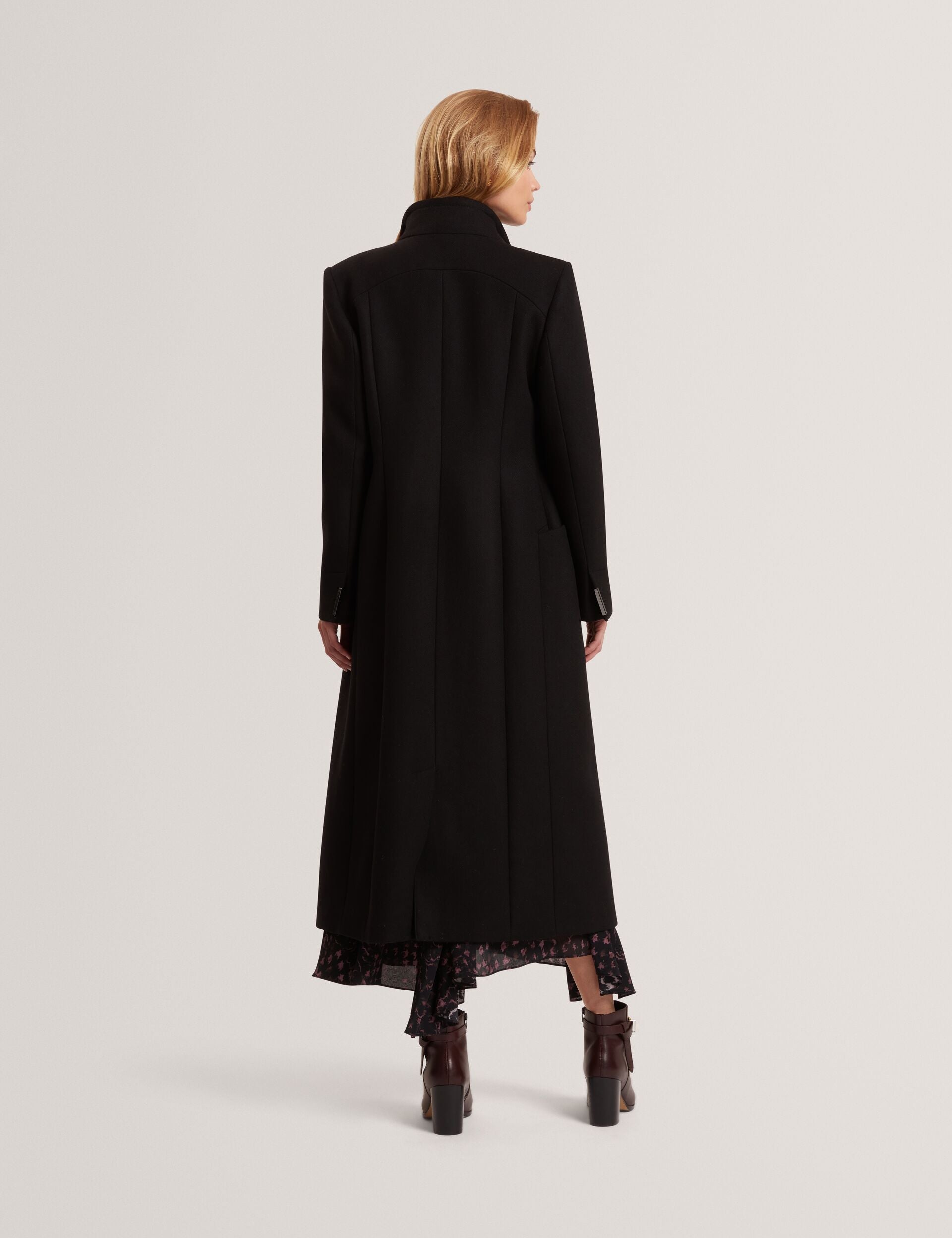 Women|Sale MINDEE Wool Rich Hourglass Longline Wrap Coat - Ted Baker