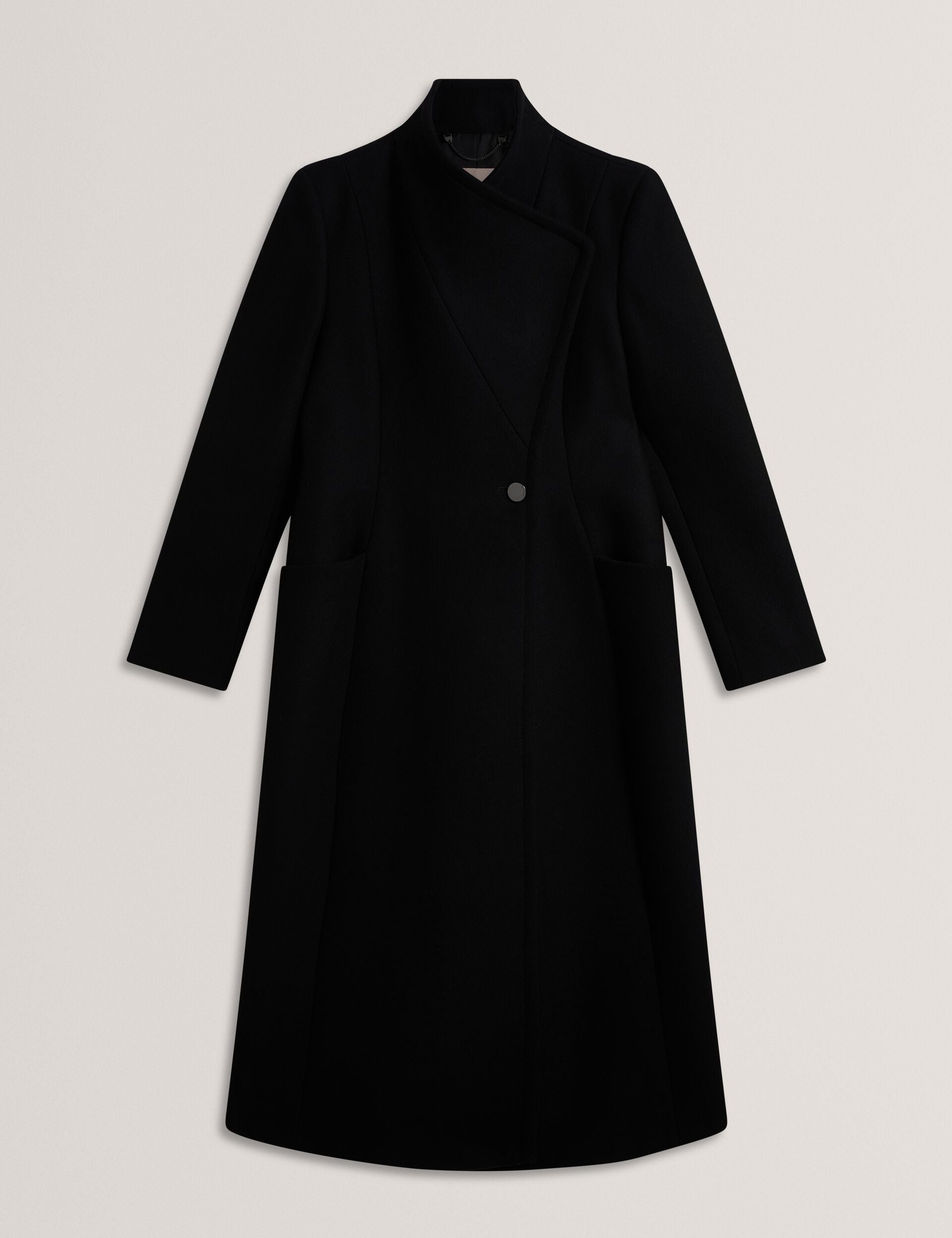 Women|Sale MINDEE Wool Rich Hourglass Longline Wrap Coat - Ted Baker
