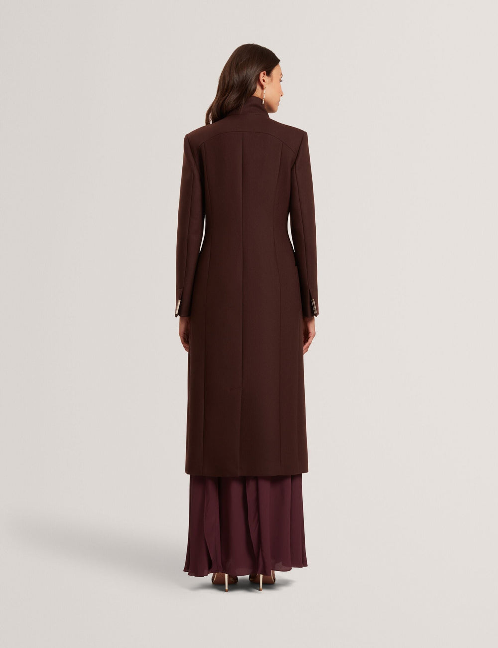 Women|Sale MINDEE Wool Rich Hourglass Longline Wrap Coat - Ted Baker
