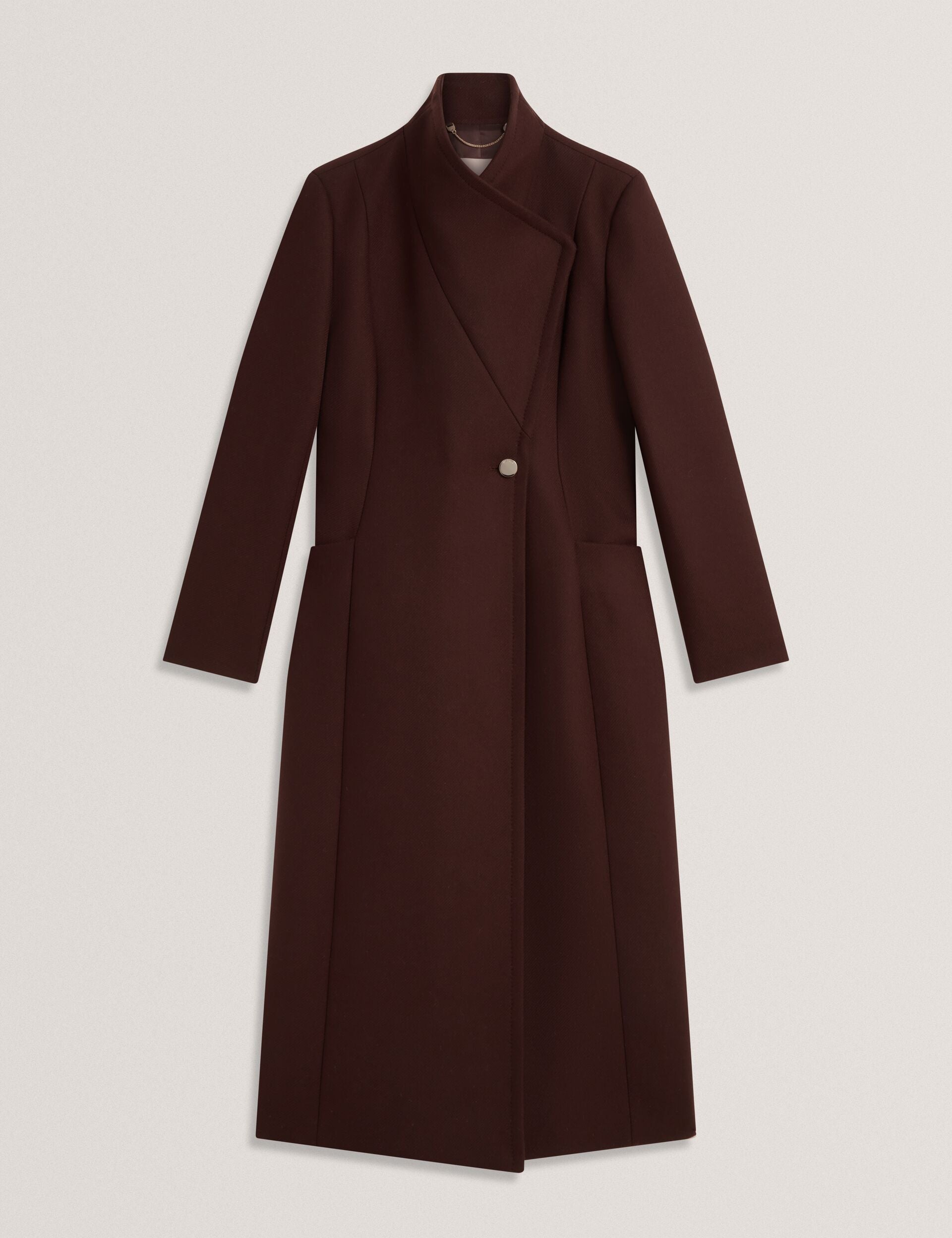 Women|Sale MINDEE Wool Rich Hourglass Longline Wrap Coat - Ted Baker