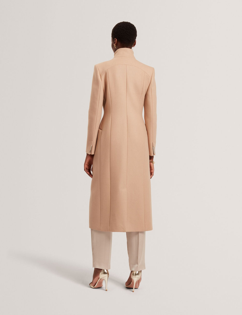 Women|Sale MINDEE Wool Rich Hourglass Longline Wrap Coat - Ted Baker