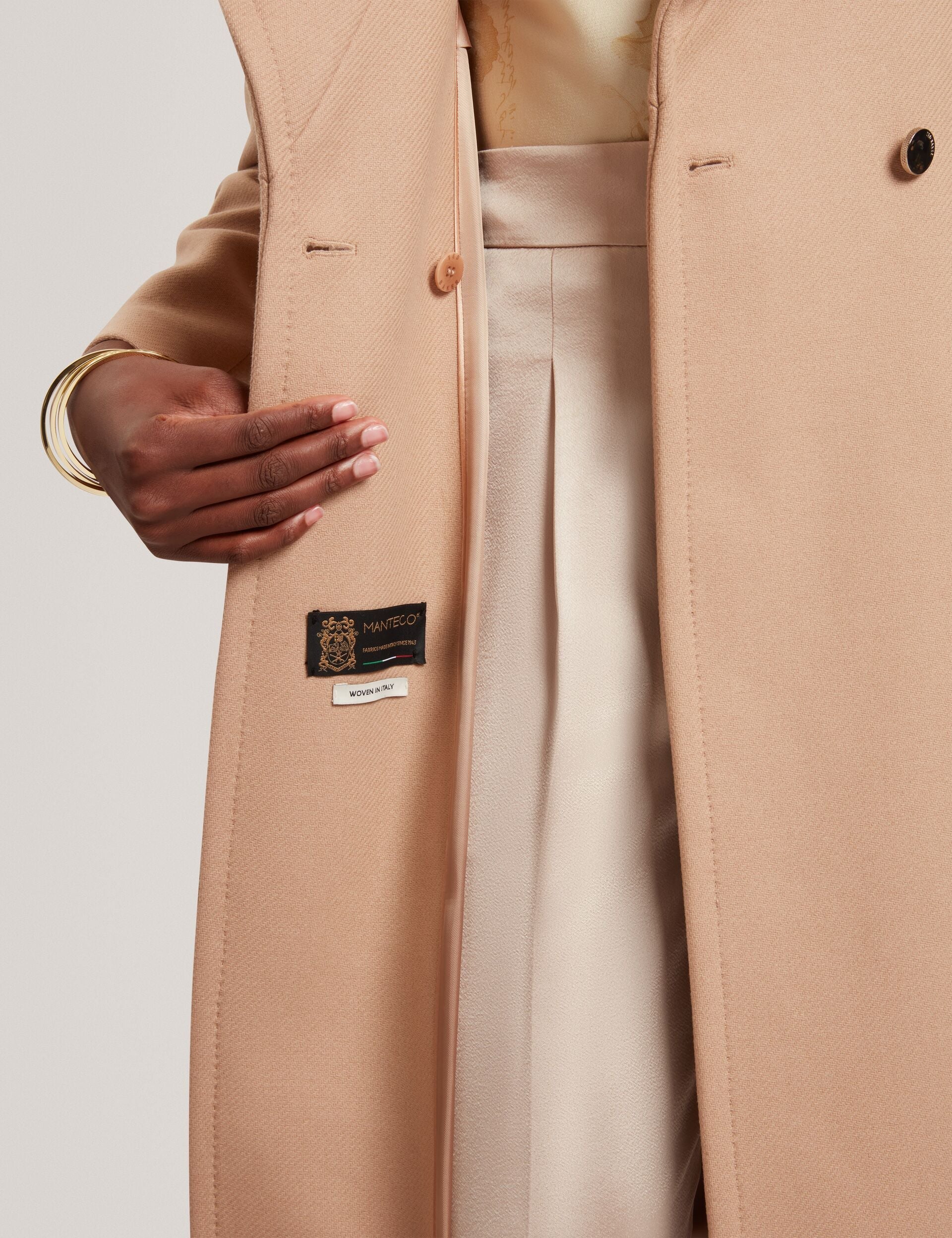 Women|Sale MINDEE Wool Rich Hourglass Longline Wrap Coat - Ted Baker