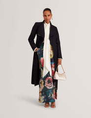 Women|Sale ROSELL Longline Belted Wool Wrap Coat - Ted Baker