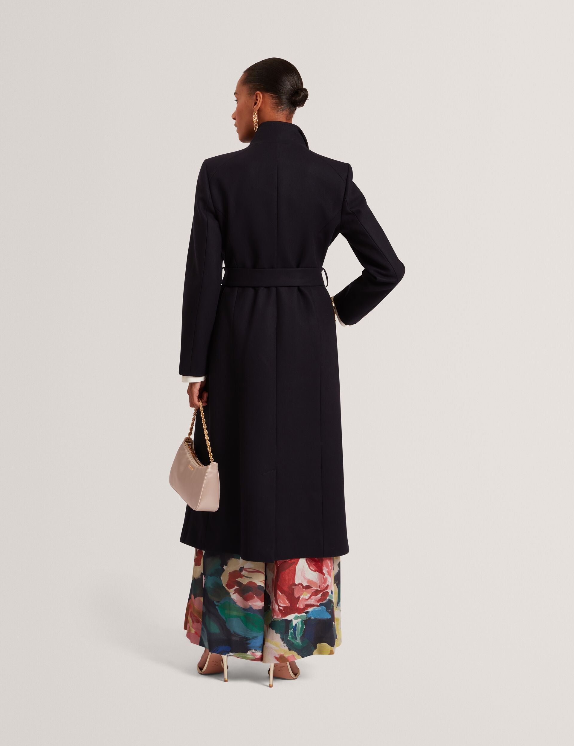 Women|Sale ROSELL Longline Belted Wool Wrap Coat - Ted Baker