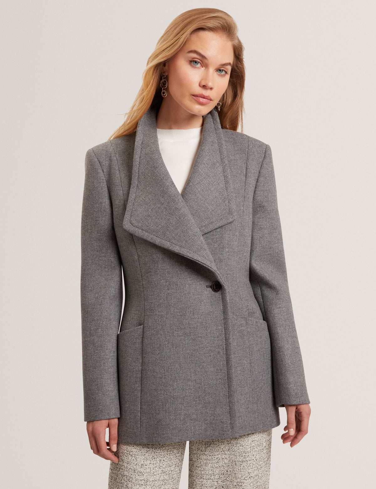 Women|Sale EVIGNA Wool Rich Hourglass Short Wrap Coat - Ted Baker