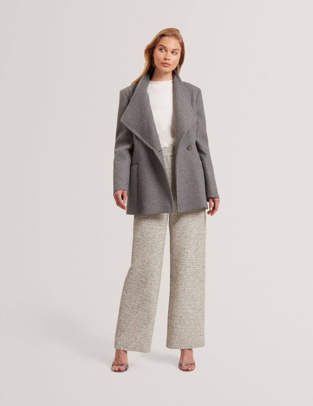 Women|Sale EVIGNA Wool Rich Hourglass Short Wrap Coat - Ted Baker