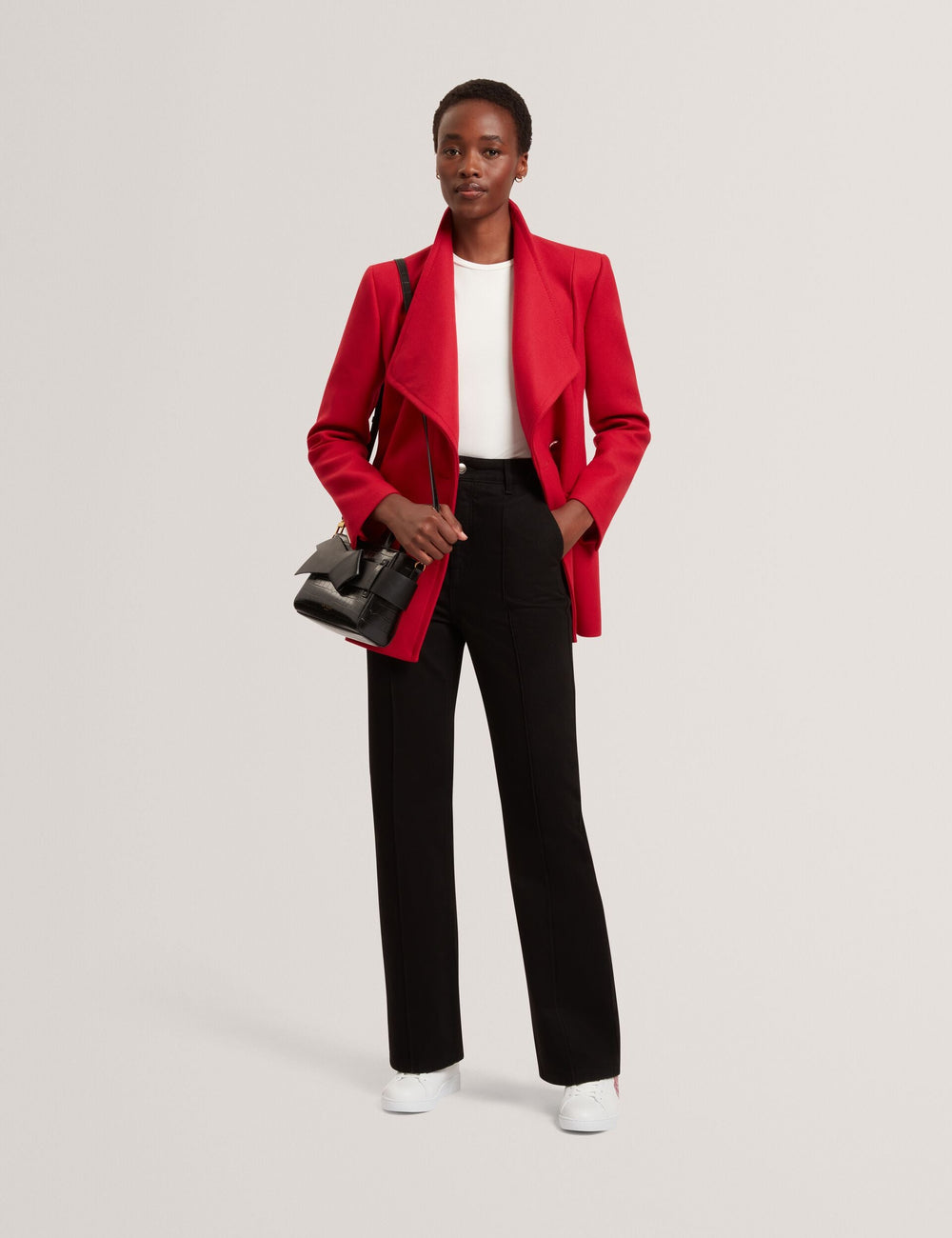 Women|Sale EVIGNA Wool Rich Hourglass Short Wrap Coat - Ted Baker