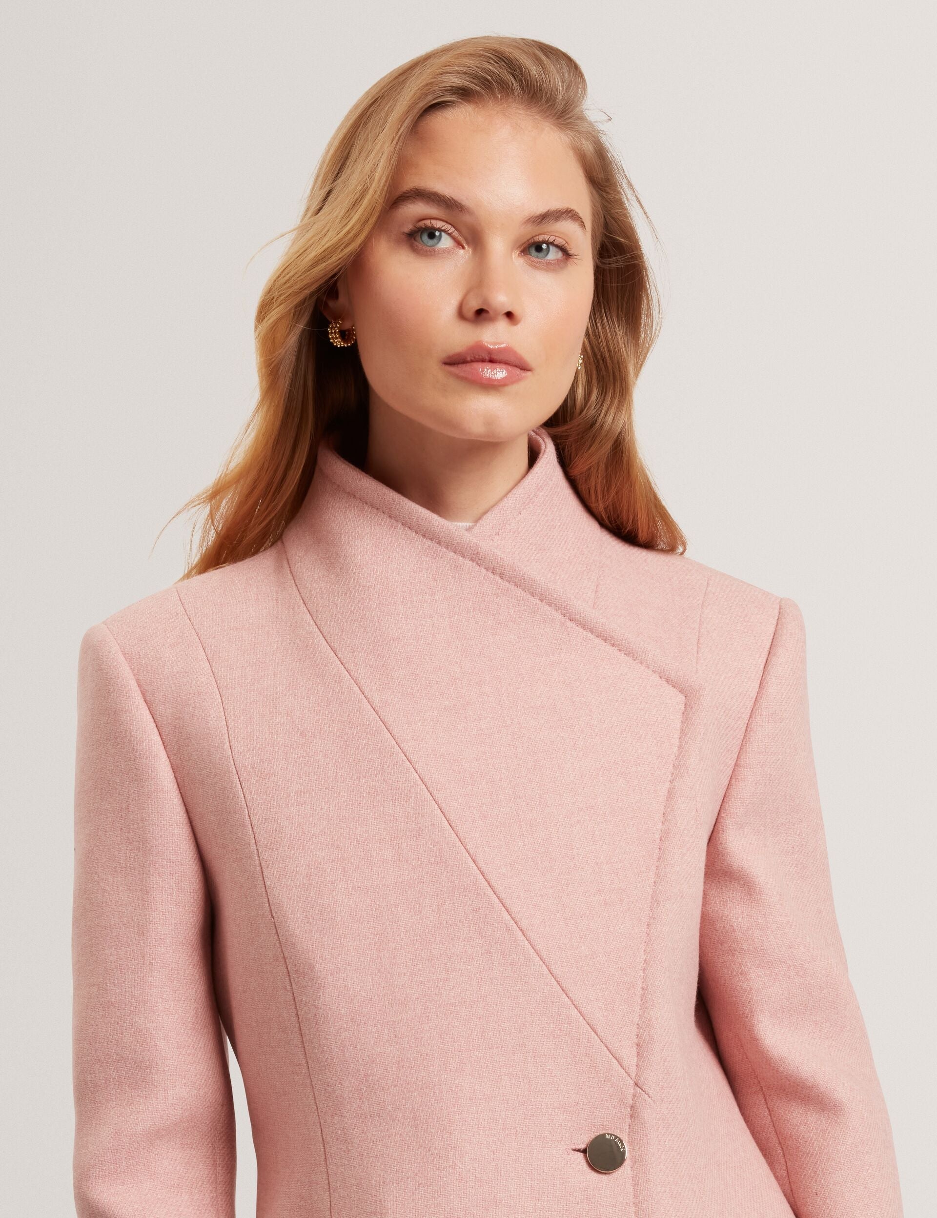 Women|Sale EVIGNA Wool Rich Hourglass Short Wrap Coat - Ted Baker