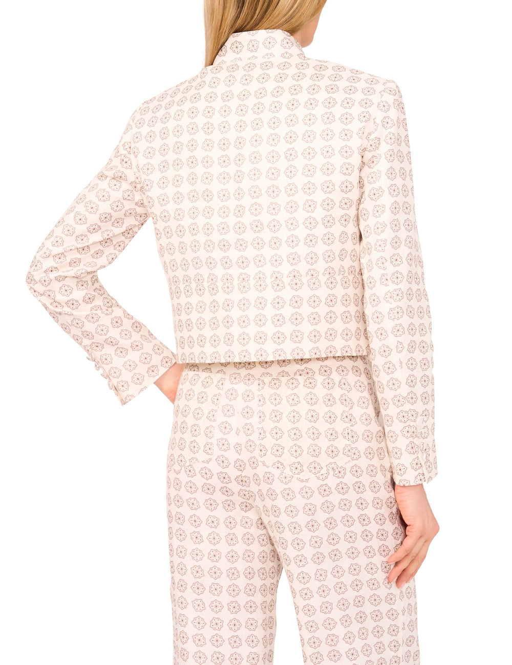 Women|Sale CROPPED STRUCTURED POCKET DETAIL JACKET - New Ivory - Ted Baker