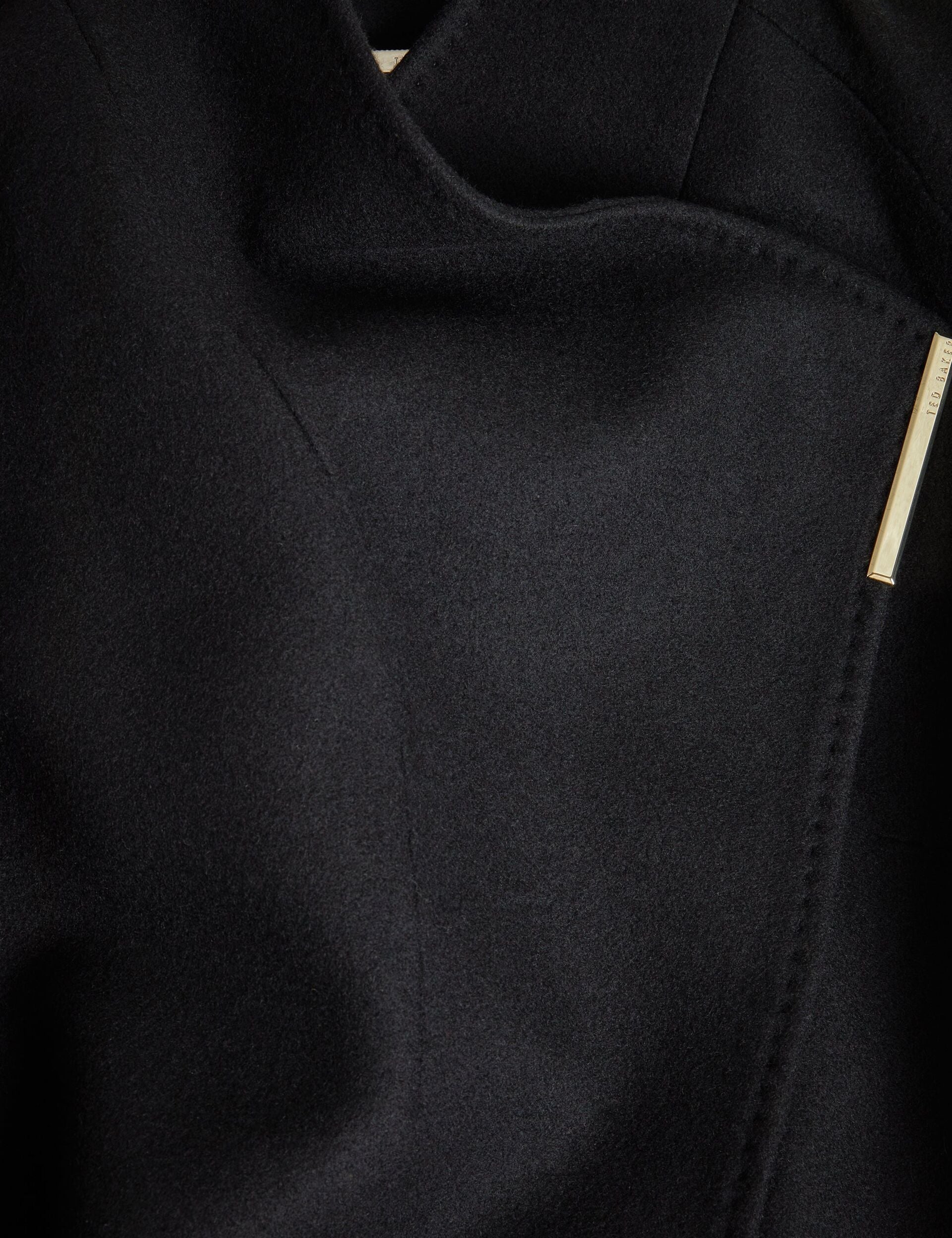 Women|Sale Ted Baker Women's ROSESSO Short Belted Wool Wrap Coat in Black - Ted Baker