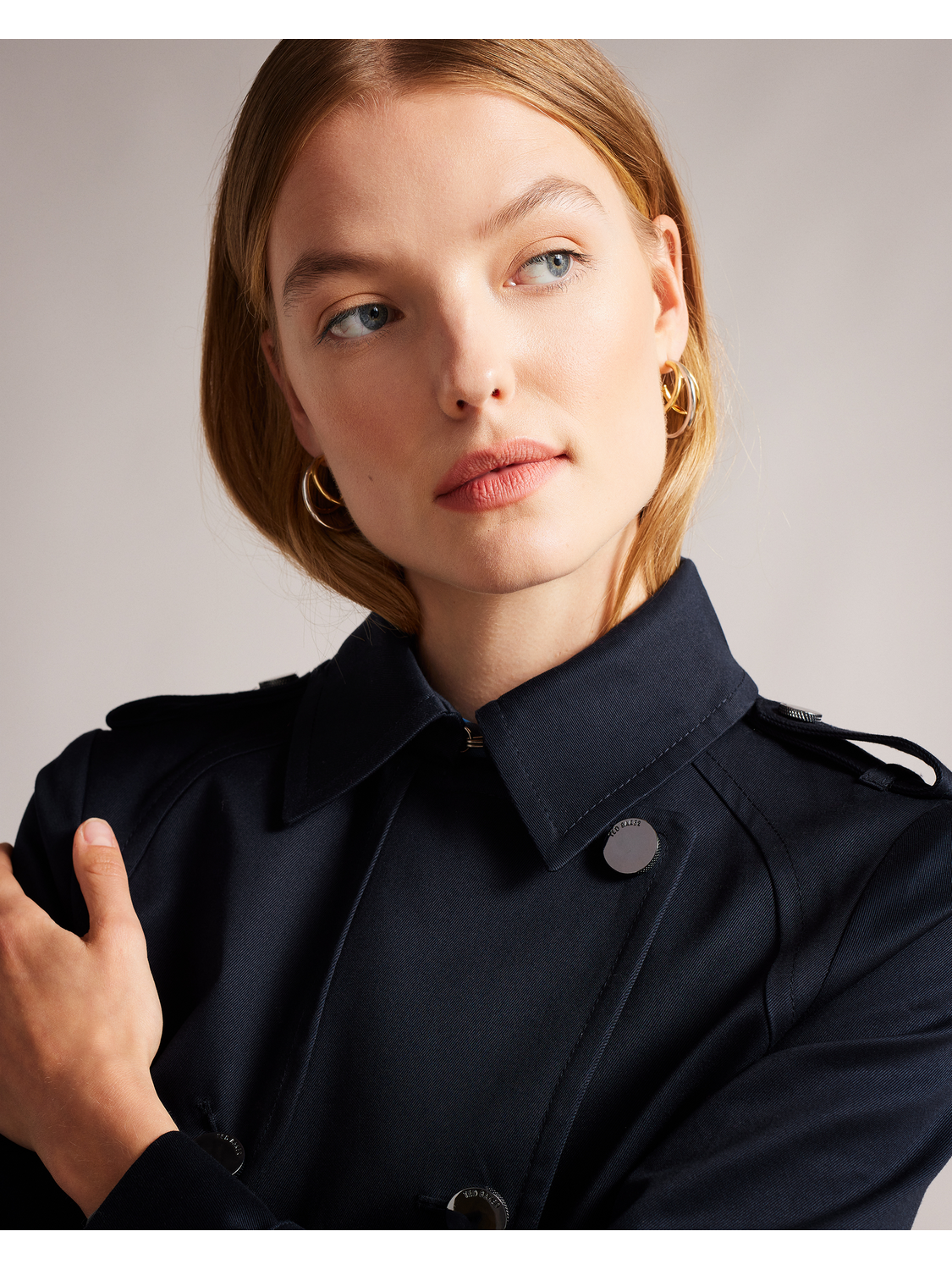 Women ROBBII - Lightweight Showerproof Belted Trench Coat - Ted Baker