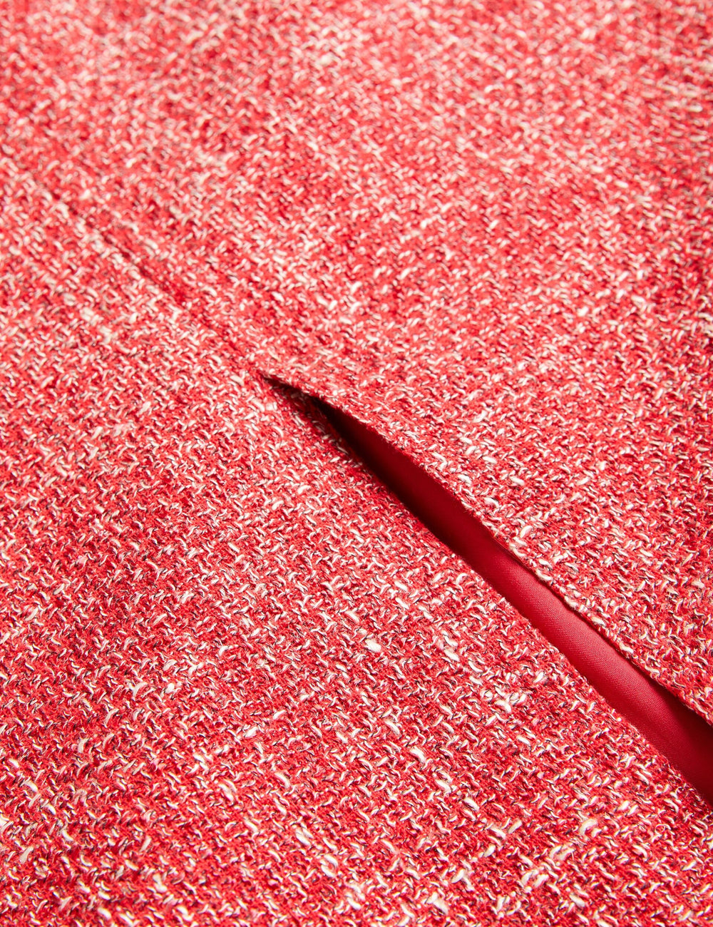 Women SUMIS - Tailored Boucle Midi Skirt With Front Slit - Ted Baker