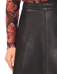 Women LYNDELLE - Leather Maxi Skirt - Ted Baker