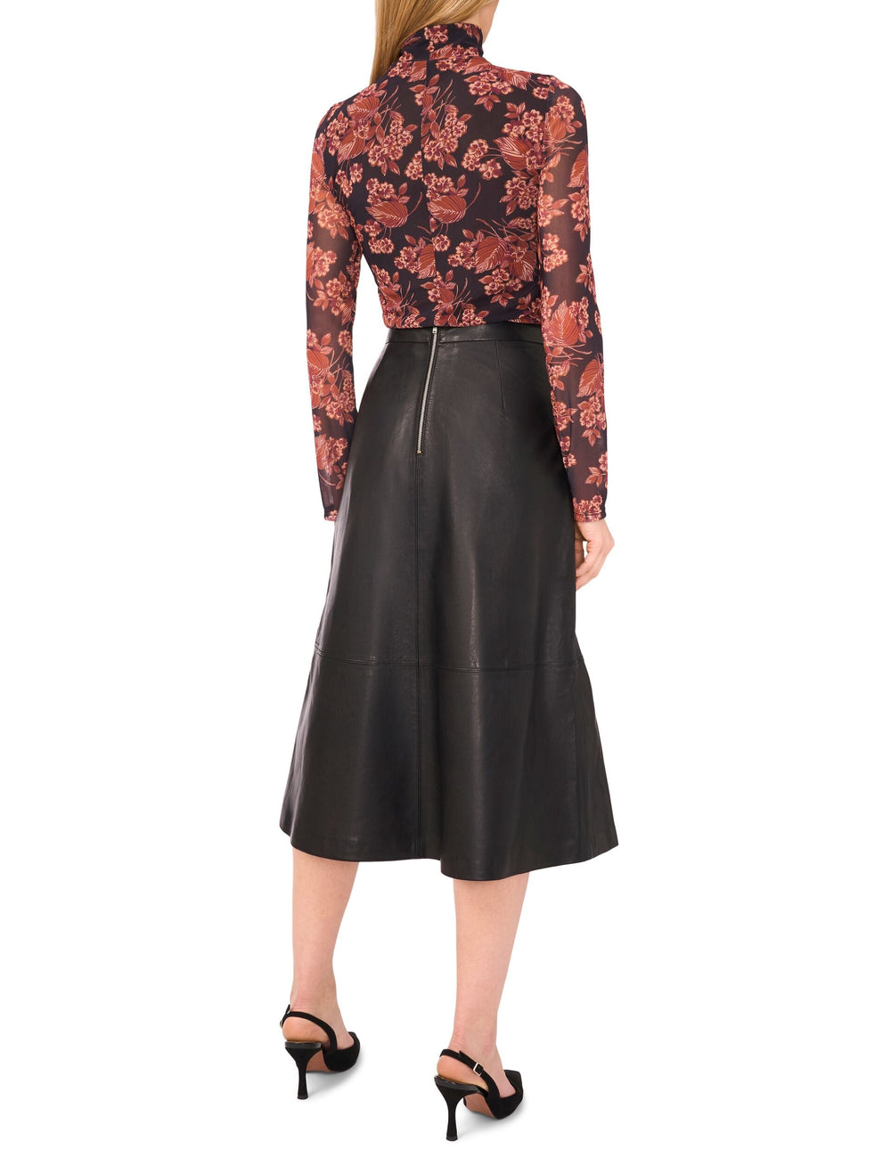 Women LYNDELLE - Leather Maxi Skirt - Ted Baker