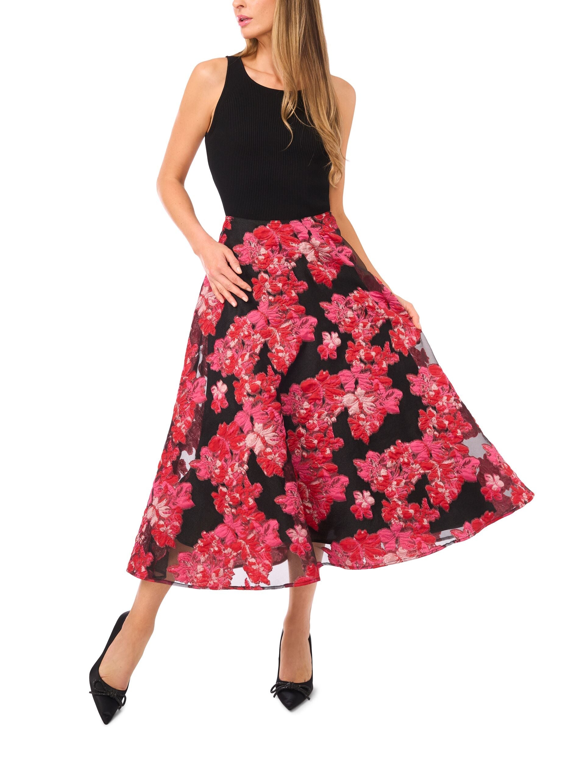 Women|Sale FIONA - Floral Brocade Midi Skirt - Ted Baker