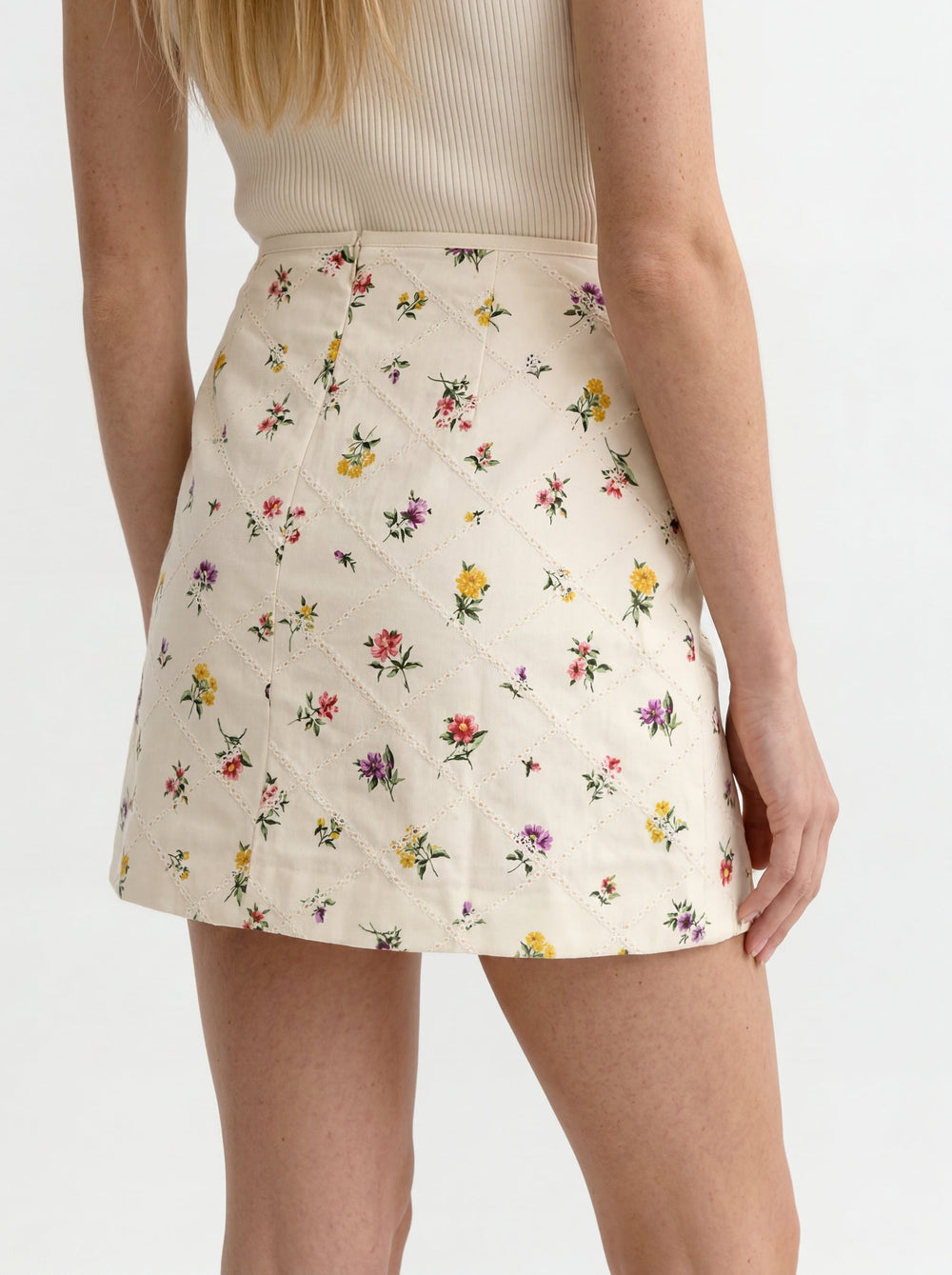 Women MARGARET Wildflower Embroidered Mini Skirt - Ted Baker