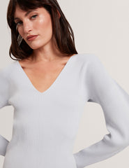 Women AMELYAA - Rib Sculpt Sleeve Sweater - Ted Baker