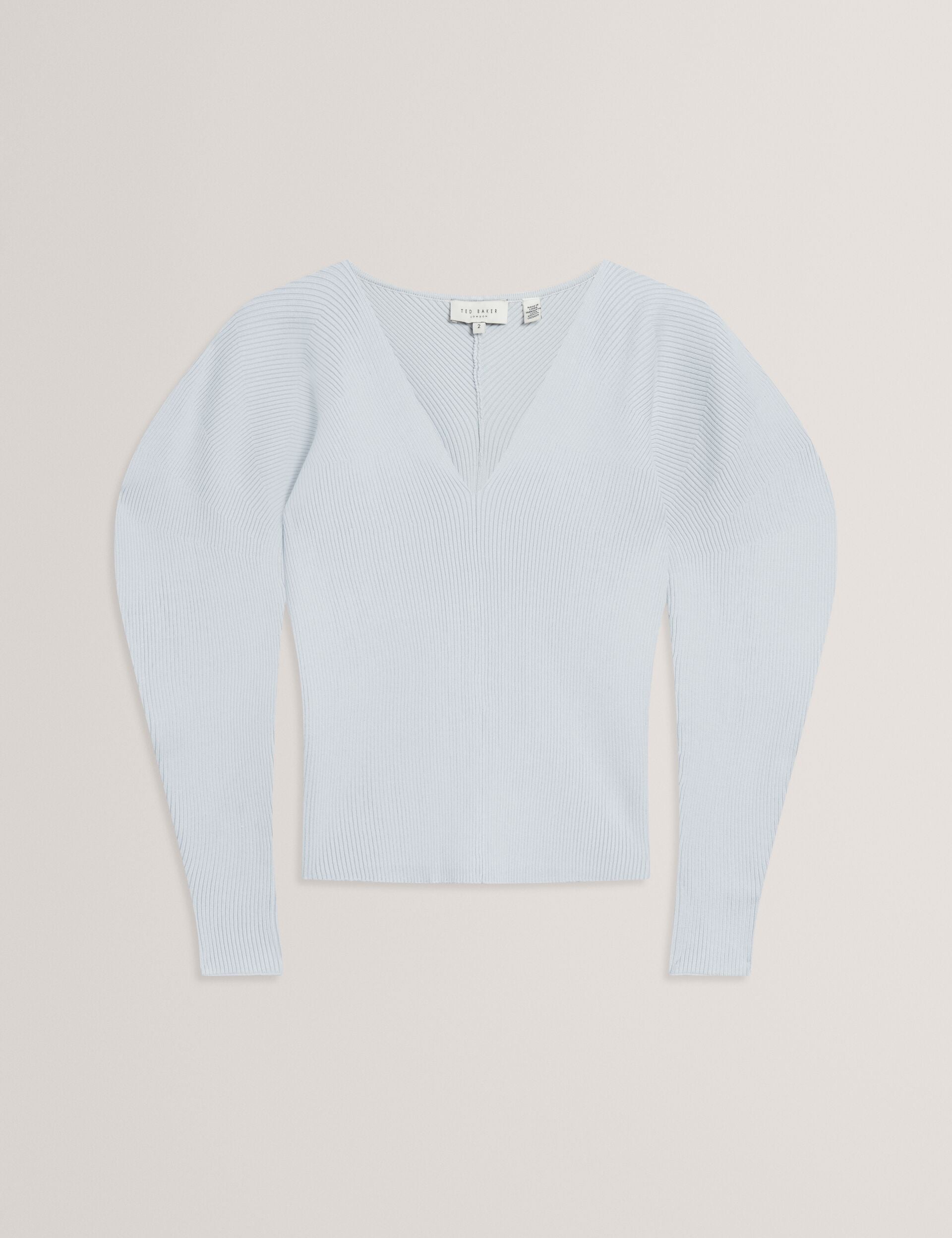 Women AMELYAA - Rib Sculpt Sleeve Sweater - Ted Baker