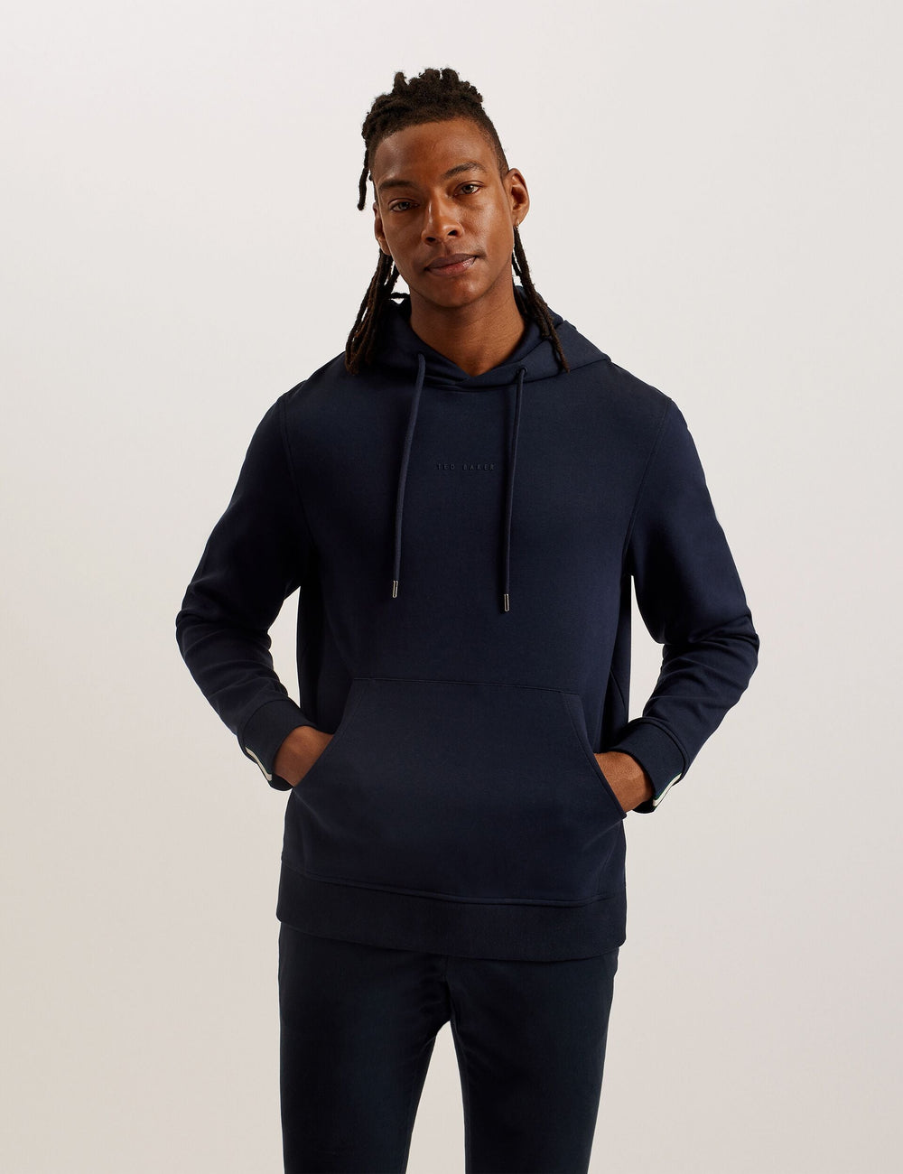 Women|Men DROTOW - Logo Detail Cotton Blend Hoodie - Ted Baker