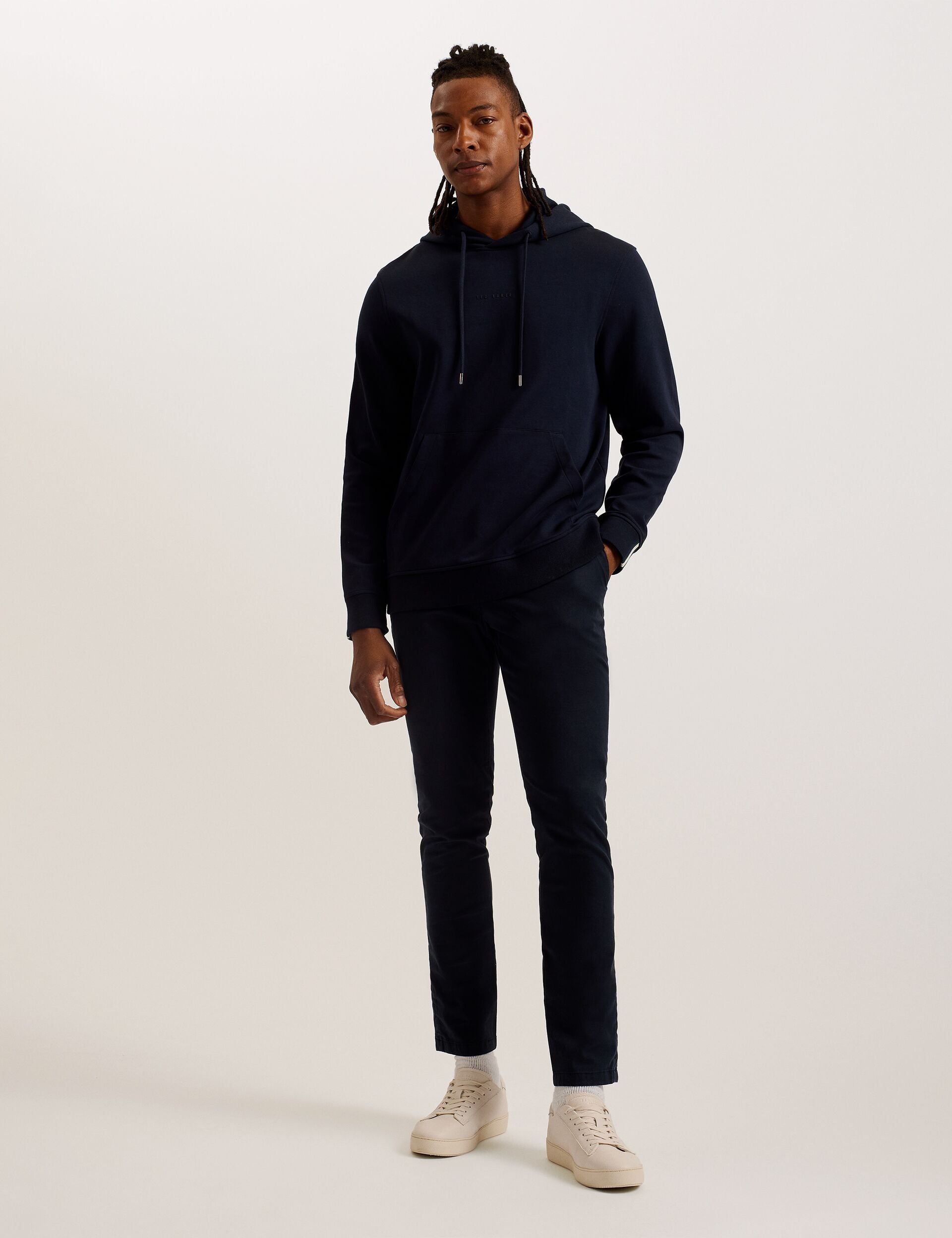 Women|Men DROTOW - Logo Detail Cotton Blend Hoodie - Ted Baker