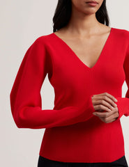 Women AMELYAA - Rib Sculpt Sleeve Sweater - Ted Baker