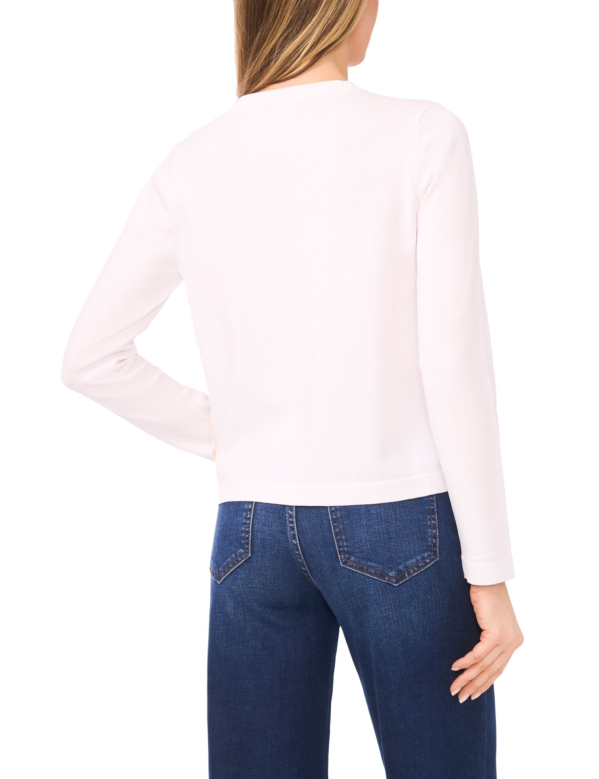 Women CASSIA Floral Overlay Crew Neck Cardigan - Ted Baker