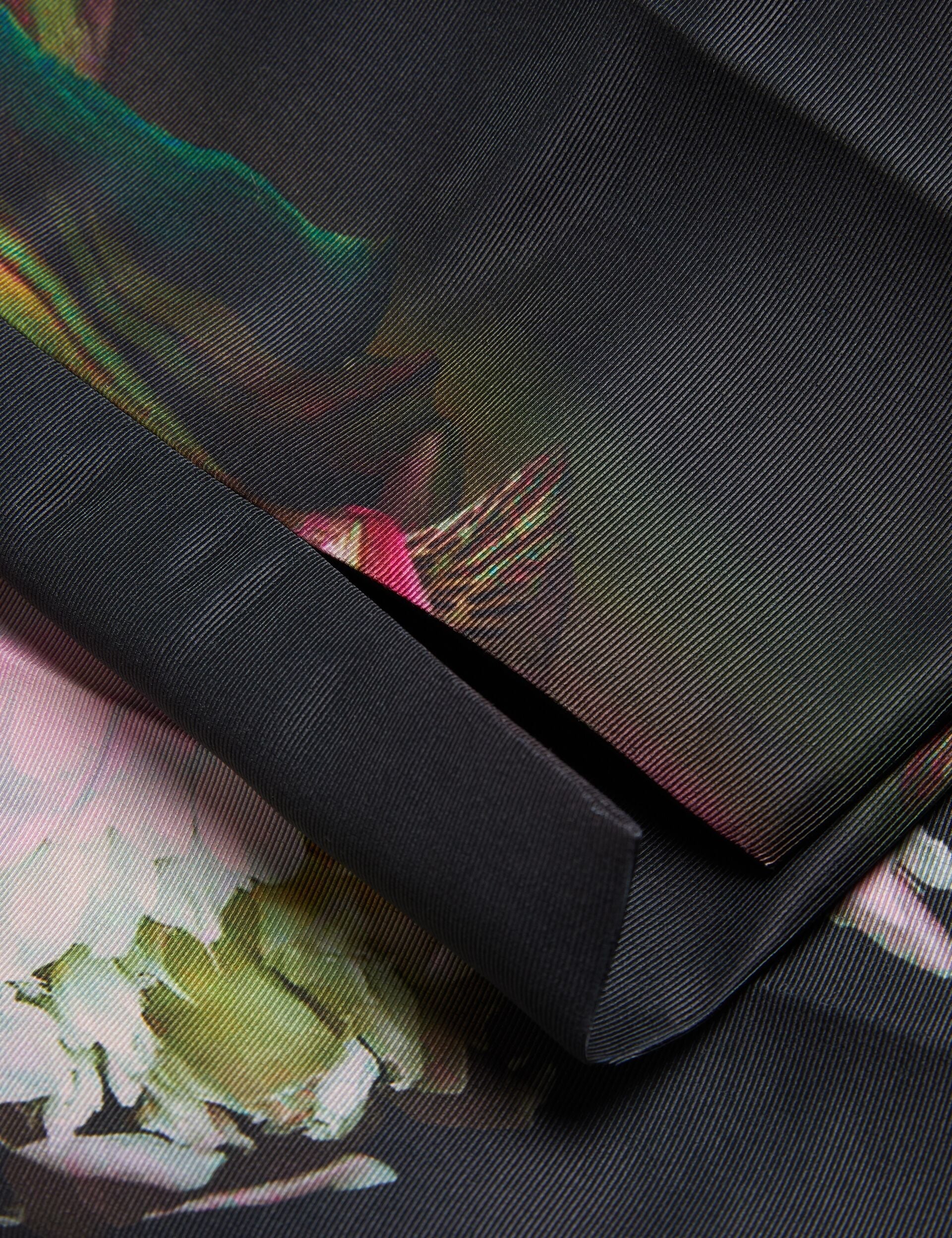 Women OKUNIT - Tapered Leg Floral Print Tailored Trousers - Ted Baker