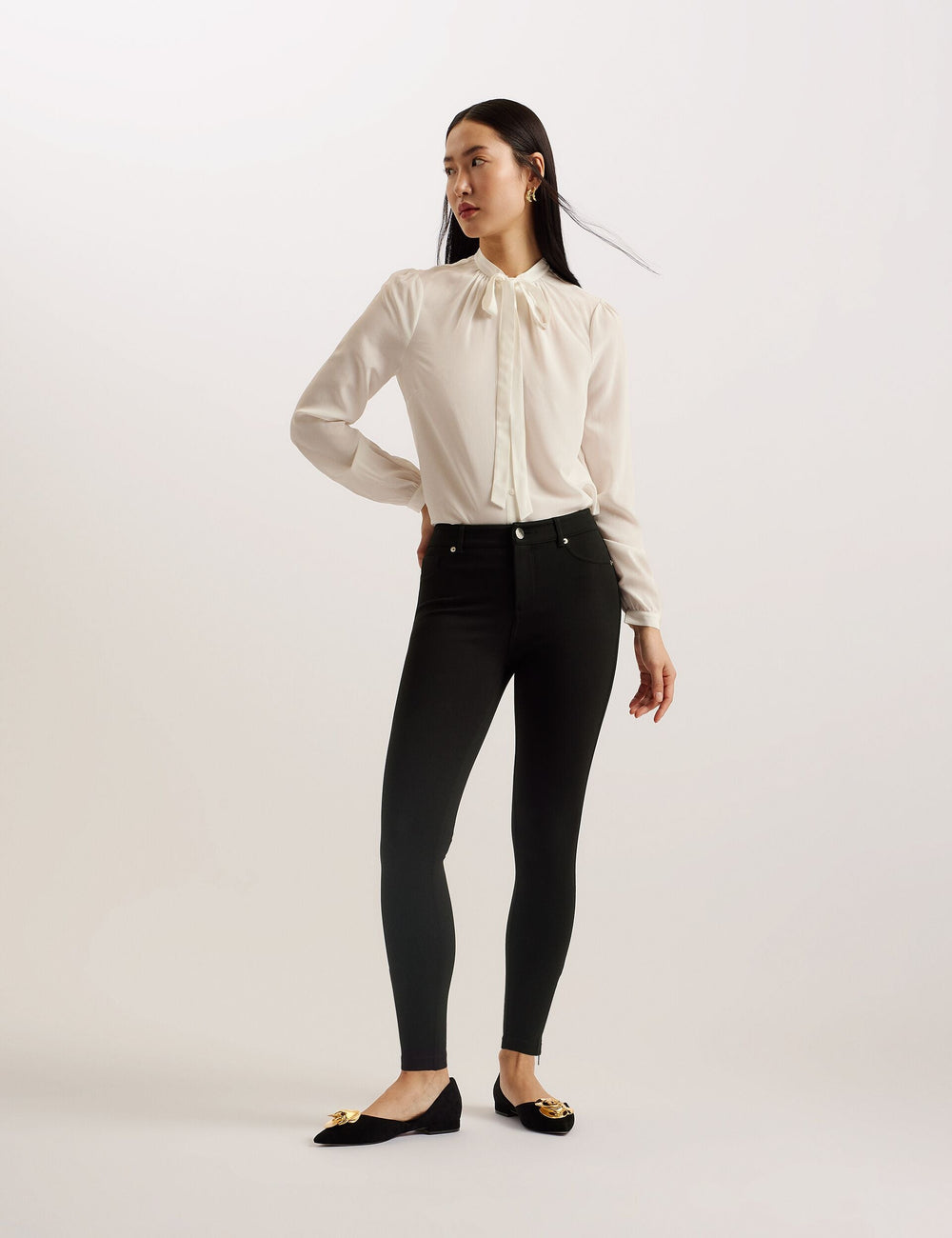 Women STRENTI - Skinny Fit Zip Cuff Jeggings - Ted Baker